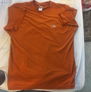 Mens Orange Northface shirt